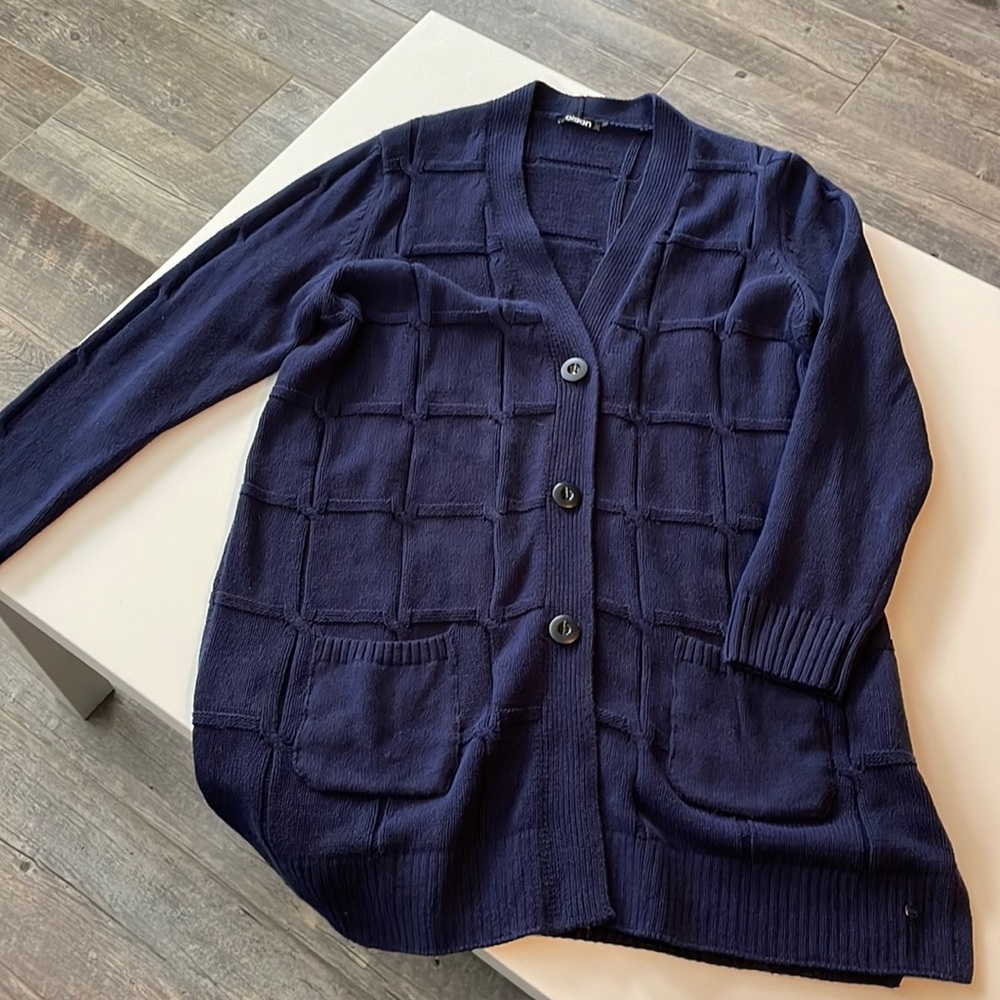 Navy sweater